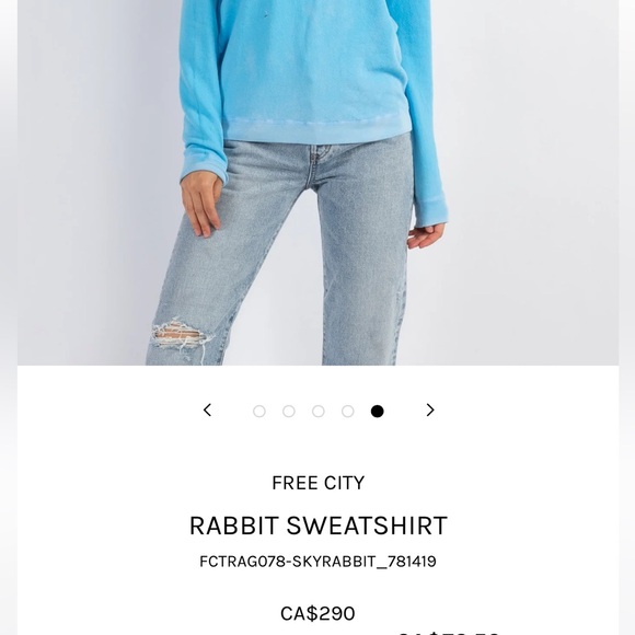 Free city rabbit sweatshirt - Picture 5 of 6